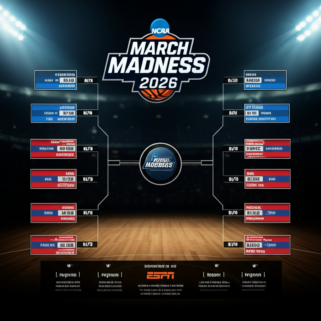March Madness Score Card Generator example 1